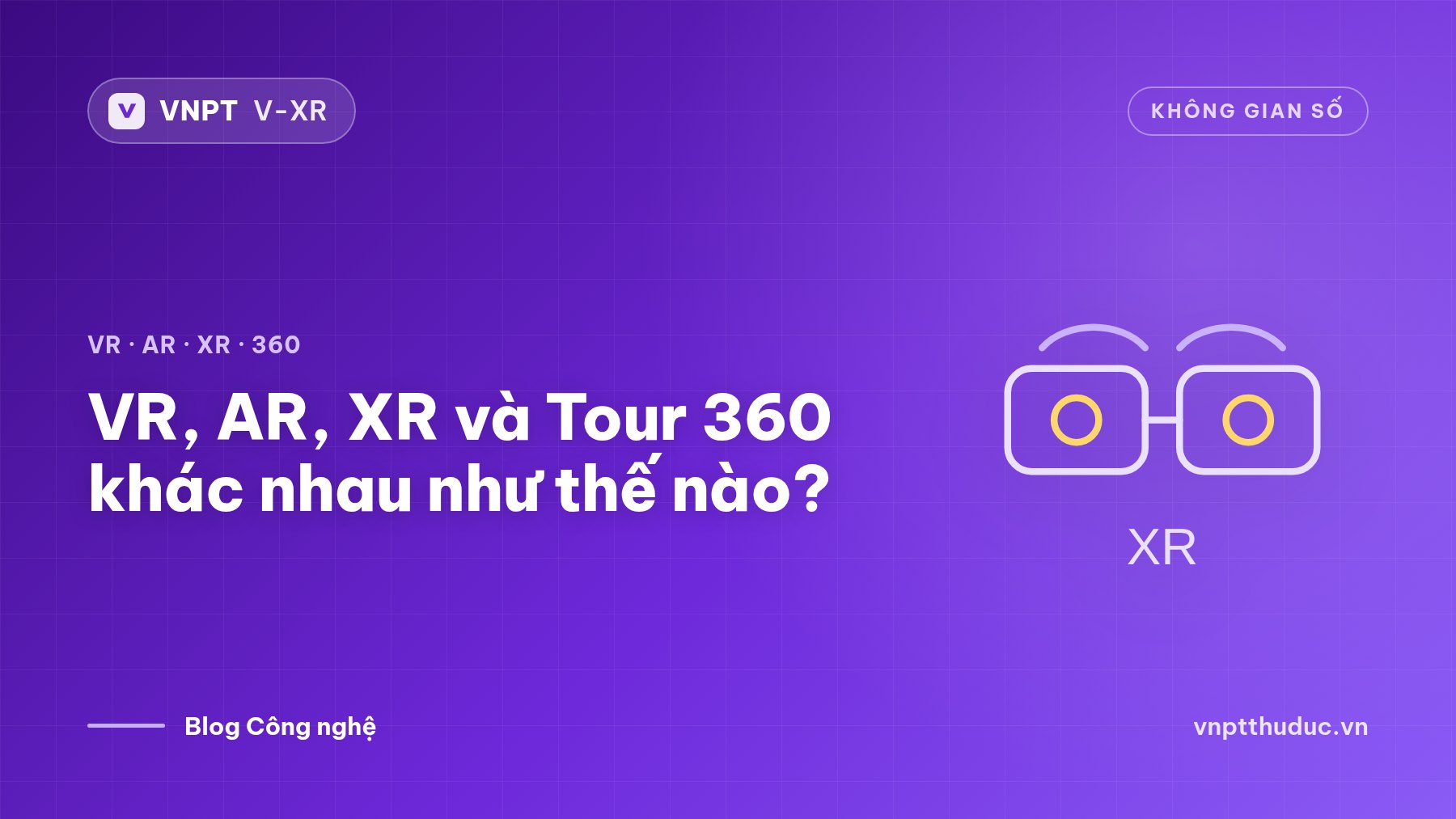VR, AR, XR và Tour 360 khác nhau như thế nào?