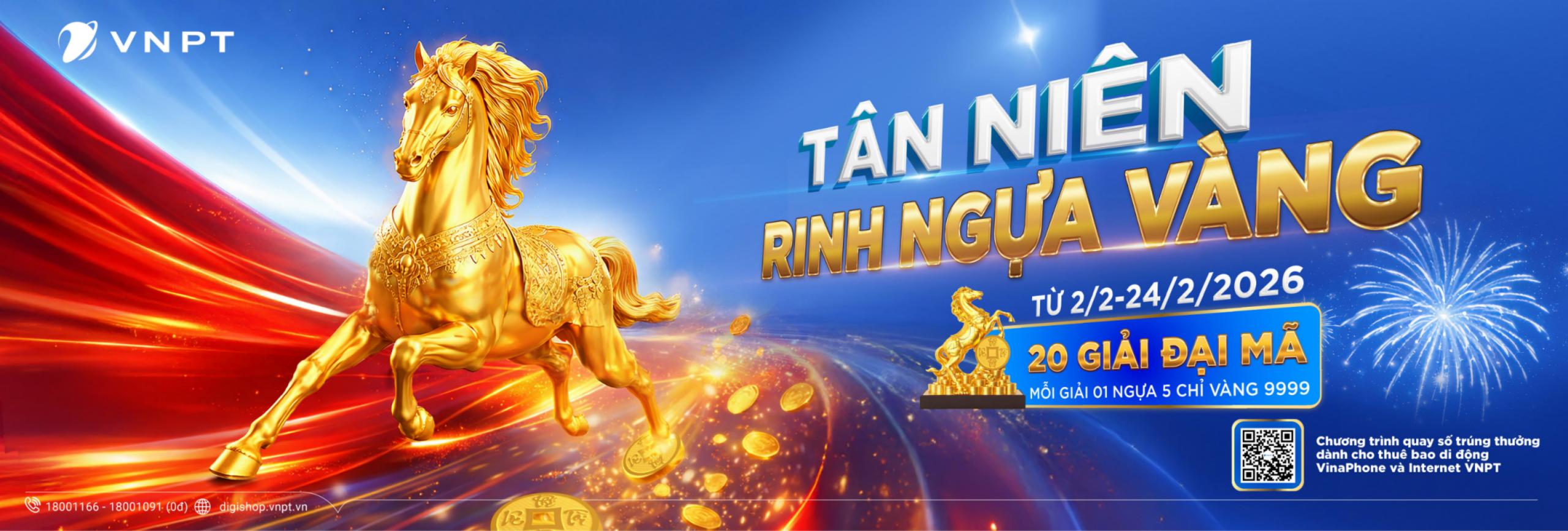 Khai xuân như ý - Rinh đại mã vàng với VNPT